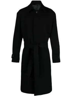 cappotto nero monopetto