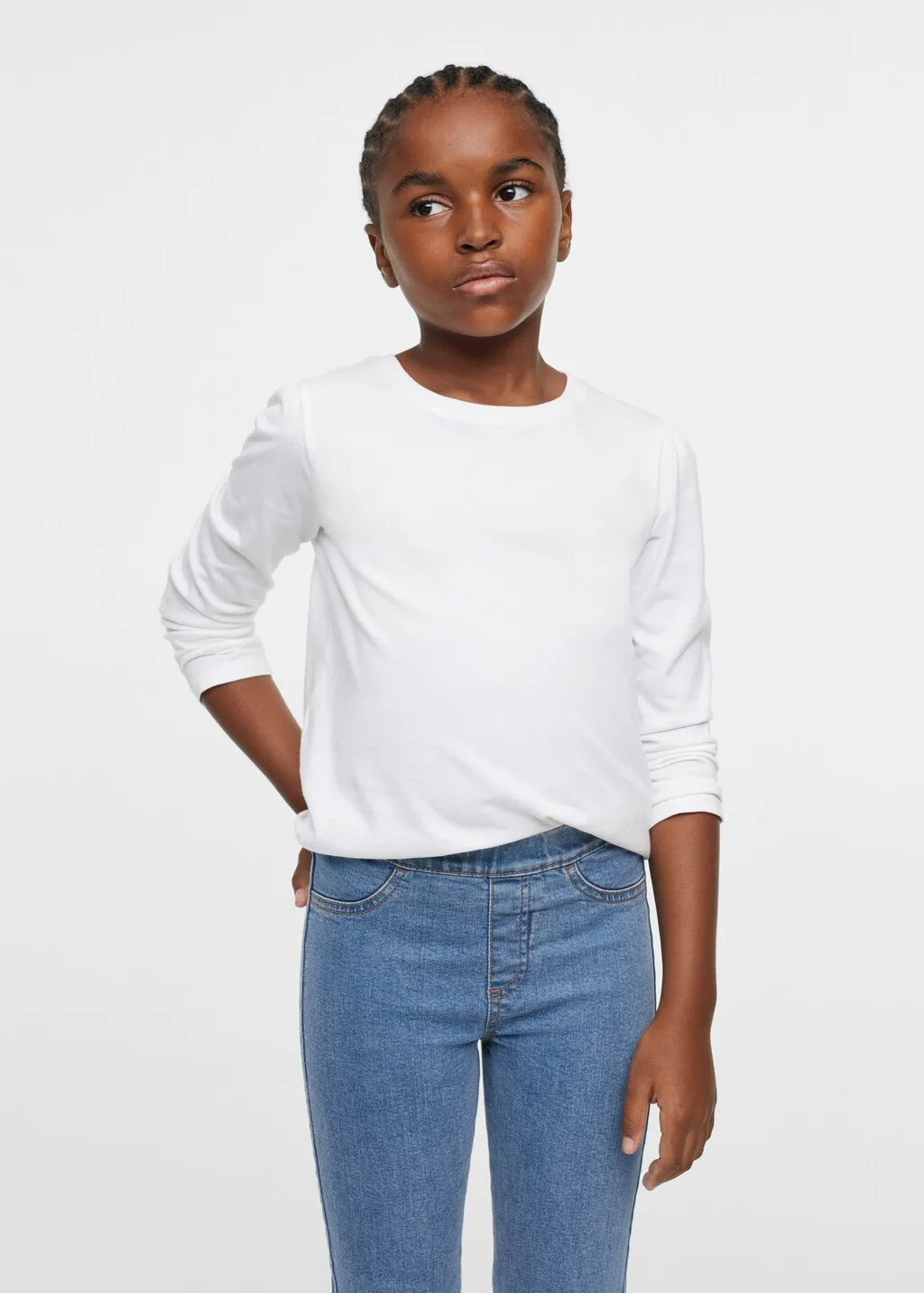 Jeggings a vita alta elasticizzati