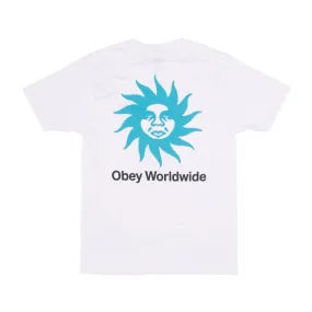 maglietta uomo spiral classic tee WHITE