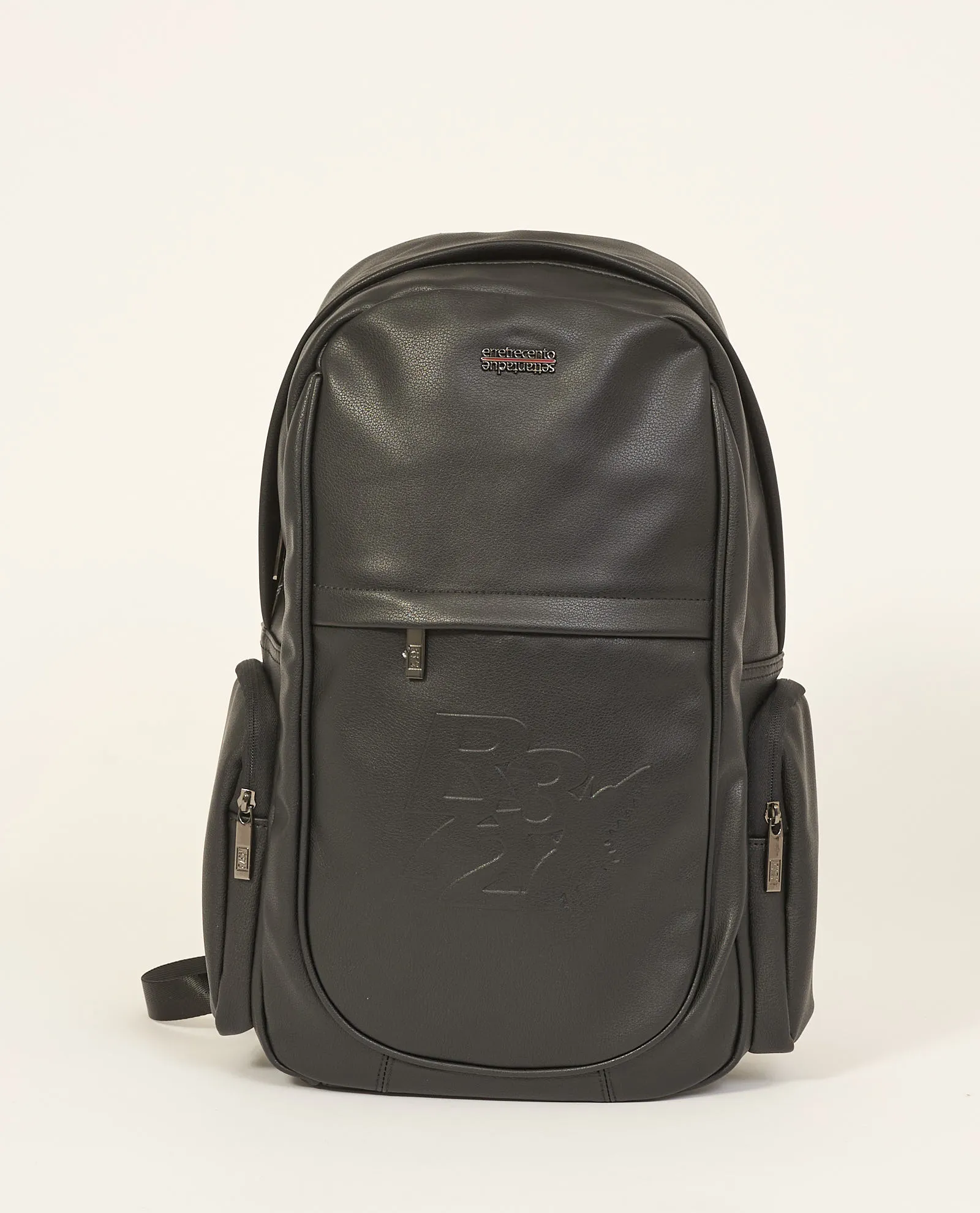 Zaino uomo R372 con tasche laterali e logo